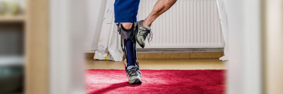 Die Beinorthese C-Brace im Einsatz Die Beinorthese C-Brace im Einsatz