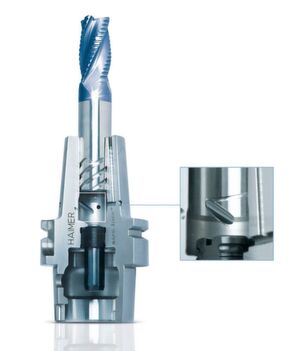 The Haimer Safe-Lock system has become the Boeing Portland standard for roughing in their milling operations. The Haimer Safe-Lock system has become the Boeing Portland standard for roughing in their milling operations.