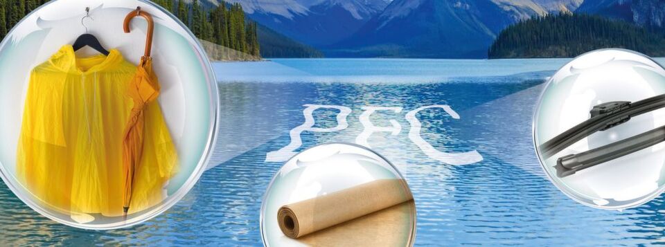 Über zahlreiche Quellen (Kleidungsbeschichtungen, wasserabweisende Papiererzeugnisse etc.) gelangen perfluorierte Chemikalien in unsere Umwelt. Über zahlreiche Quellen (Kleidungsbeschichtungen, wasserabweisende Papiererzeugnisse etc.) gelangen perfluorierte Chemikalien in unsere Umwelt.