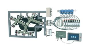 A synflow-equipped hot runner system. A 6-drop hot runner system will be demonstrated at Fakuma. A synflow-equipped hot runner system. A 6-drop hot runner system will be demonstrated at Fakuma.