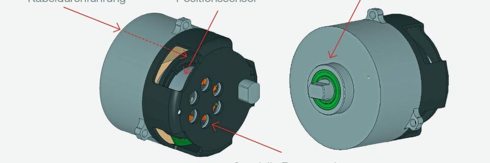 Für den Antrieb eines Roboter-Hüftgelenkes entwickelte Maxon Motor eine kundenspezifische Gesamtlösung. Für den Antrieb eines Roboter-Hüftgelenkes entwickelte Maxon Motor eine kundenspezifische Gesamtlösung.