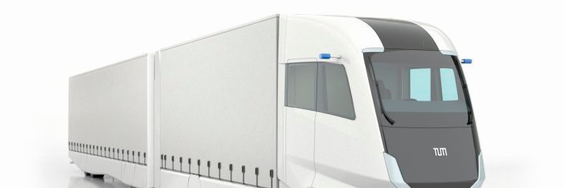 Wissenschaftler der TUM haben im Projekt „Truck2030“ ein Konzept für den Lkw der Zukunft erarbeitet. Wissenschaftler der TUM haben im Projekt „Truck2030“ ein Konzept für den Lkw der Zukunft erarbeitet.