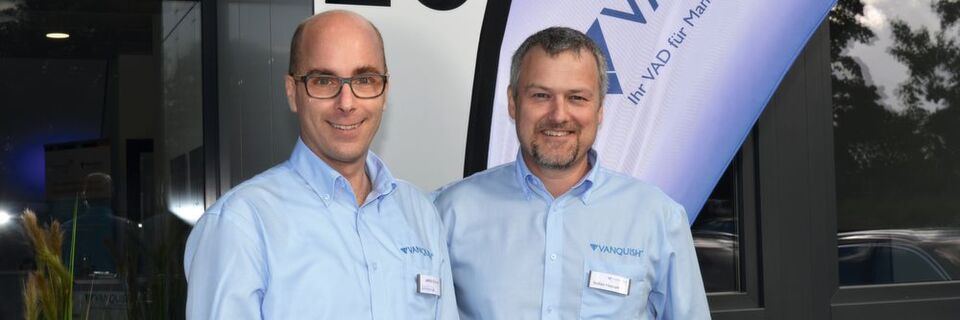 Henning Jasper (l.) und Stefan Kleesattel haben Vanquish vor 15 Jahren gegründet und führen nach wie vor die Geschäfte des Distributors. Henning Jasper (l.) und Stefan Kleesattel haben Vanquish vor 15 Jahren gegründet und führen nach wie vor die Geschäfte des Distributors.