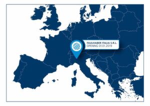 Die Vertriebsgesellschaft liegt im nördlich von Mailand gelegenen Lomazzo in italien. Die Vertriebsgesellschaft liegt im nördlich von Mailand gelegenen Lomazzo in italien.