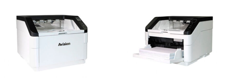 Der Papiereinzug des A3-Scanners Avision AD8120 fasst bis zu 500 Blatt, die Scangeschwindigkeit liegt bei bis zu 240 Bildern pro Minute im Duplex-Betrieb. Der Papiereinzug des A3-Scanners Avision AD8120 fasst bis zu 500 Blatt, die Scangeschwindigkeit liegt bei bis zu 240 Bildern pro Minute im Duplex-Betrieb.