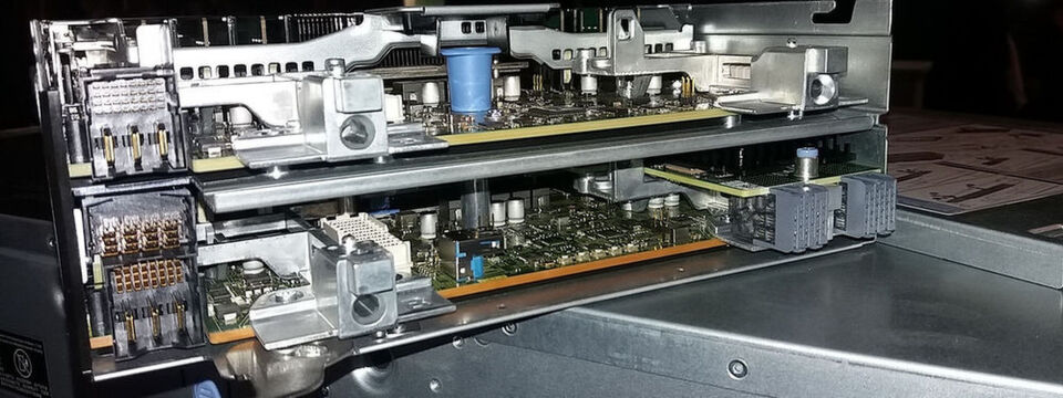 Das neue Blade-System „Poweredge MX“; allein das Chassis wiegt 40 Kilogramm. Das neue Blade-System „Poweredge MX“; allein das Chassis wiegt 40 Kilogramm.