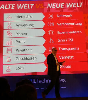 Online- und Offline-Welt haben sich bereits getroffen und verbinden sich immer stärker, sagt Autor Karl-Heinz Land. Online- und Offline-Welt haben sich bereits getroffen und verbinden sich immer stärker, sagt Autor Karl-Heinz Land.