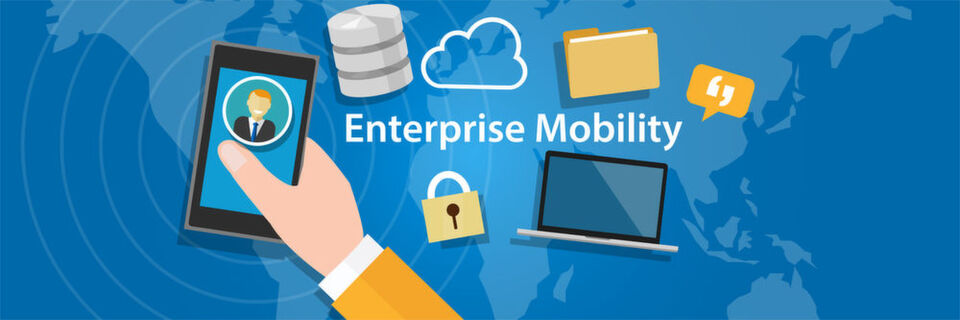 Mit Enterprise Mobility schaffen moderner Unternehmen neue Komminikations- und Arbeitsformen. Mit Enterprise Mobility schaffen moderner Unternehmen neue Komminikations- und Arbeitsformen.