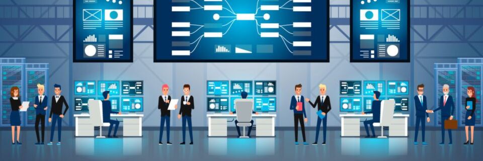 Mit Netzwerk-Monitoring behalten Administratoren jederzeit den Überblick über die Infrastruktur-Komponenten des Unternehmens-Netzwerks. Mit Netzwerk-Monitoring behalten Administratoren jederzeit den Überblick über die Infrastruktur-Komponenten des Unternehmens-Netzwerks.