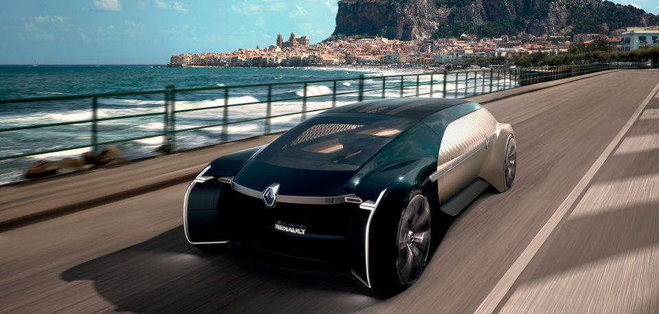 Der EZ-ULTIMO von Renault: die Vision eines voll vernetzten, voll automatisierten und batterieelektrischen Robo-Cars der Luxusklasse. Der EZ-ULTIMO von Renault: die Vision eines voll vernetzten, voll automatisierten und batterieelektrischen Robo-Cars der Luxusklasse.