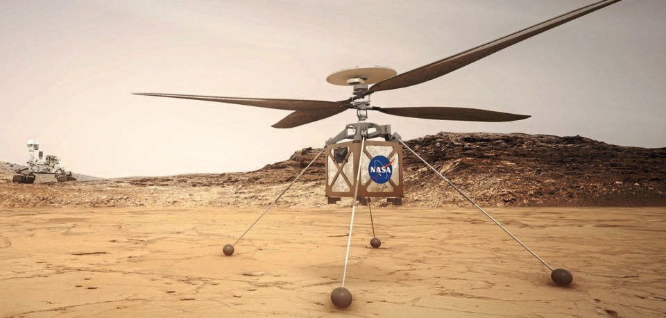 Zugegeben: Optisch macht der Mars Helicopter Scout noch nicht viel her – aber die Technik hat es in sich. Nur mit den besten Komponenten, die die irdische Industrie zu bieten hat, kann die Drohne in der extremen Umwelt des Mars bestehen. Zugegeben: Optisch macht der Mars Helicopter Scout noch nicht viel her – aber die Technik hat es in sich. Nur mit den besten Komponenten, die die irdische Industrie zu bieten hat, kann die Drohne in der extremen Umwelt des Mars bestehen.