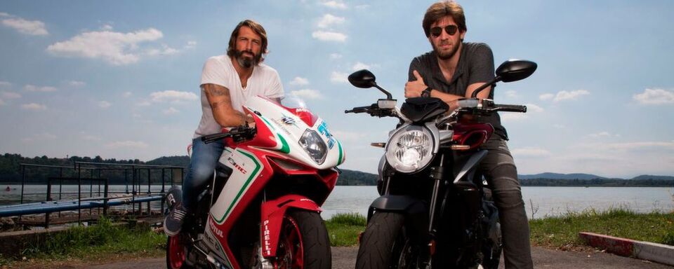 Giovanni Castiglioni (li.), Präsident MV Agusta und Timur Sardaro, CEO. Giovanni Castiglioni (li.), Präsident MV Agusta und Timur Sardaro, CEO.