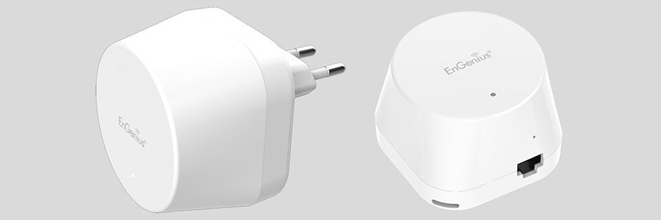 Der EnGenius EMD1 Mesh Dot für die Steckdose bietet u.a. einen RJ45-Gigabit-Ethernet-Anschluss. Der EnGenius EMD1 Mesh Dot für die Steckdose bietet u.a. einen RJ45-Gigabit-Ethernet-Anschluss.
