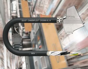 Mit der Chainflex-Hybridleitung CF280.UL.H bietet Igus Anwendern mit SEW-Motoren eine kostengünstige Antriebsleitung für den Einsatz in der E-Kette. Mit der Chainflex-Hybridleitung CF280.UL.H bietet Igus Anwendern mit SEW-Motoren eine kostengünstige Antriebsleitung für den Einsatz in der E-Kette.