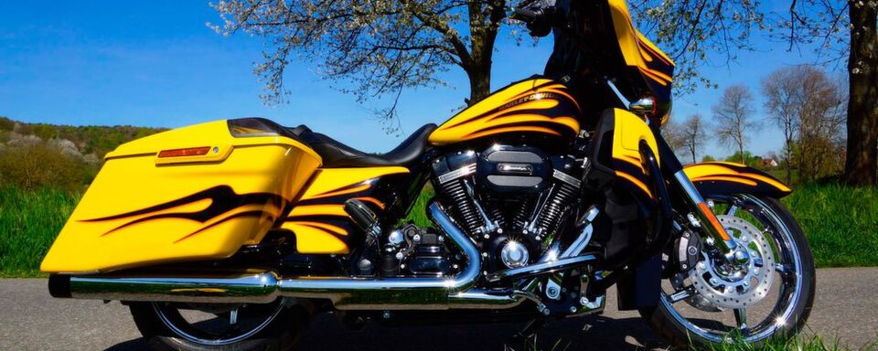 Betroffen vom Rückruf sind deutschlandweit über 6.000 Harleys, darunter auch die Street Glide. Betroffen vom Rückruf sind deutschlandweit über 6.000 Harleys, darunter auch die Street Glide.