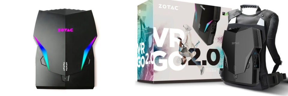 Die zweite Version des Zotac-Rucksack-Rechners für VR-Anwendungen ist etwas kompakter geworden und wartet mit einem schnelleren Prozessor auf. Die zweite Version des Zotac-Rucksack-Rechners für VR-Anwendungen ist etwas kompakter geworden und wartet mit einem schnelleren Prozessor auf.