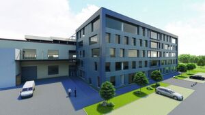 Das neue Stöcklin-Technologie-Center entsteht in Laufen (Basel-Landschaft) auf einem rund 26.000 m² großen Areal. Das neue Stöcklin-Technologie-Center entsteht in Laufen (Basel-Landschaft) auf einem rund 26.000 m² großen Areal.