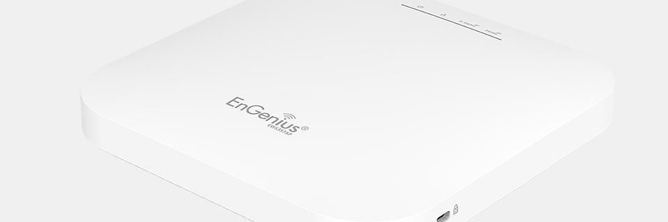 Der 2x2 Access Point EWS357AP von EnGenius bietet Early Adopters im KMU-Bereich die 11ax-Technologie. Der 2x2 Access Point EWS357AP von EnGenius bietet Early Adopters im KMU-Bereich die 11ax-Technologie.