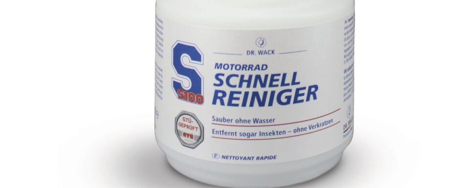Der S 100-Schnellreiniger – nur eines der Produkte aus dem Hause Dr. Wack, das auf der Fachtagung »bike und business« nicht fehlen darf. Der S 100-Schnellreiniger – nur eines der Produkte aus dem Hause Dr. Wack, das auf der Fachtagung »bike und business« nicht fehlen darf.