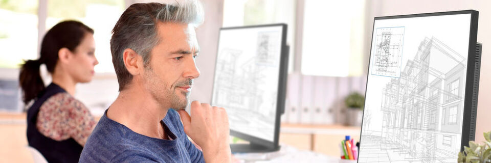 Der 4K-Monitor MultiSync EA271U ist für professionelle Anwendungen bestimmt. Er ist zudem für den Multi-Monitor-Betrieb optimiert. Der 4K-Monitor MultiSync EA271U ist für professionelle Anwendungen bestimmt. Er ist zudem für den Multi-Monitor-Betrieb optimiert.