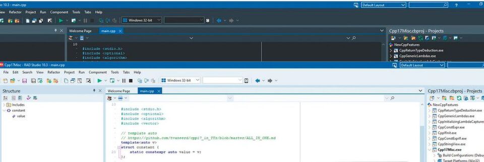 Mit dem RAD Studio 10.3 lassen sich C++- und Delphi-basierte Anwendungen für alle gängigen Plattformen erstellen. Mit dem RAD Studio 10.3 lassen sich C++- und Delphi-basierte Anwendungen für alle gängigen Plattformen erstellen.
