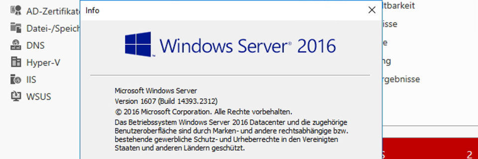 Wer noch Windows Server 2016 betreibt oder deren Einsatz plant, sollte ein paar Dinge beachten. Wer noch Windows Server 2016 betreibt oder deren Einsatz plant, sollte ein paar Dinge beachten.