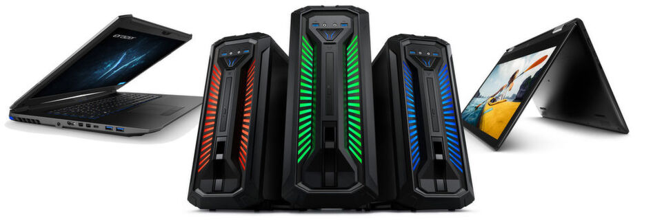 Aldi Süd bietet ab 6. Dezember das Gaming-Notebook Erazer X7859 und den Gaming-PC Erazer P66020 von Medion an. Aldi Nord verkauft im selben Zeitraum das Convertible-Notebook Medion Akoya E3222. Aldi Süd bietet ab 6. Dezember das Gaming-Notebook Erazer X7859 und den Gaming-PC Erazer P66020 von Medion an. Aldi Nord verkauft im selben Zeitraum das Convertible-Notebook Medion Akoya E3222.