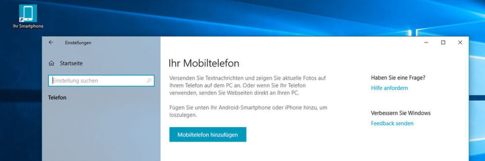 Android-Smartphones lassen sich bereits komfortabel mit Windows-10-PCs koppeln – für iPhones soll der volle Funktionsumfang noch folgen. Android-Smartphones lassen sich bereits komfortabel mit Windows-10-PCs koppeln – für iPhones soll der volle Funktionsumfang noch folgen.