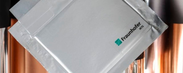 Flachzelle eine Lithiumionen-Batterie. Flachzelle eine Lithiumionen-Batterie.