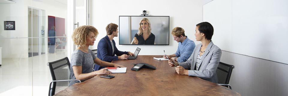 Videokonferenzen werden im Geschäftsumfeld immer attraktiver. Videokonferenzen werden im Geschäftsumfeld immer attraktiver.