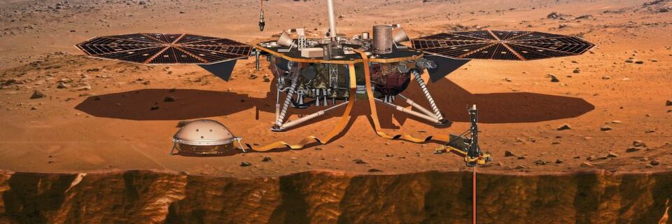 An Bord der Robotersonde Insight befinden sich zahlreiche wissenschaftliche Instrumente, u.a. ein, vom DLR entwickeltes und gebautes Messgerät namens „HP3". Es soll den Wärmefluss im Marsboden messen und wird von Maxon-Motoren angetrieben. An Bord der Robotersonde Insight befinden sich zahlreiche wissenschaftliche Instrumente, u.a. ein, vom DLR entwickeltes und gebautes Messgerät namens „HP3". Es soll den Wärmefluss im Marsboden messen und wird von Maxon-Motoren angetrieben.