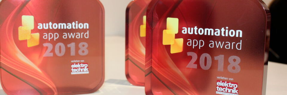 Dieses Jahr wurde der automation app award in den drei Kategorien „App“, „Lösung“ und „Innovation“ verliehen. Dieses Jahr wurde der automation app award in den drei Kategorien „App“, „Lösung“ und „Innovation“ verliehen.