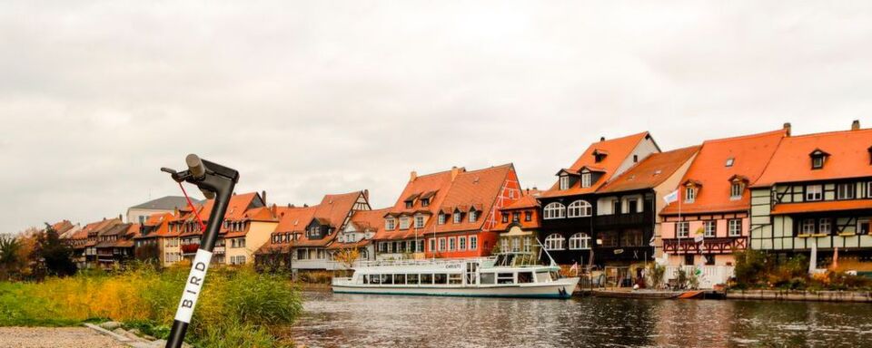 Bamberg übernimmt eine Vorreiterrolle bei E-Scooter-Verleih in Deutschland. Bamberg übernimmt eine Vorreiterrolle bei E-Scooter-Verleih in Deutschland.