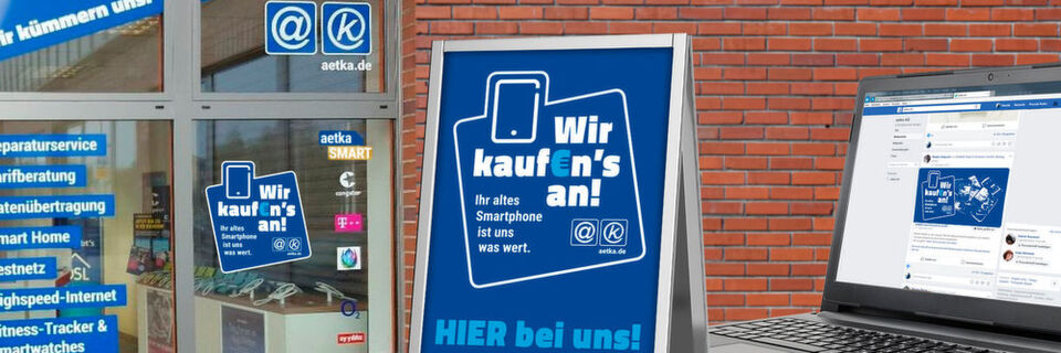 Mit dem Service „Aetka Hardware Ankauf“ soll der Ankauf von gebrauchten Smartphones an der Ladentheke für Reseller besonders unkompliziert sein. Mit dem Service „Aetka Hardware Ankauf“ soll der Ankauf von gebrauchten Smartphones an der Ladentheke für Reseller besonders unkompliziert sein.