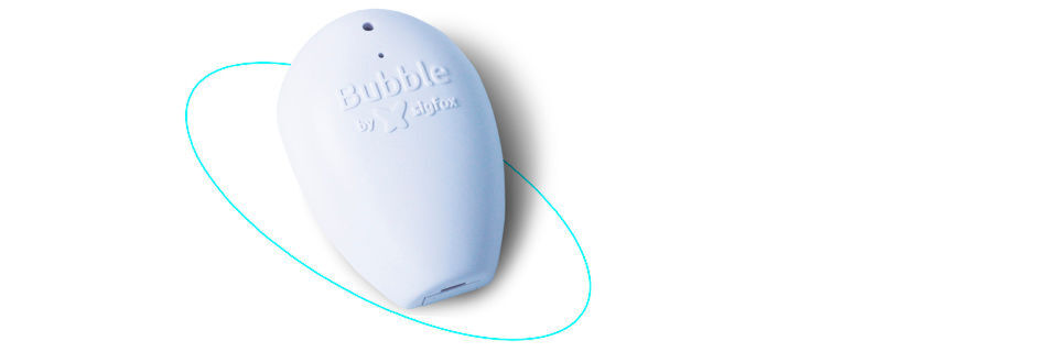 Die Sigfox Bubbles agieren als Beacon. Die Sigfox Bubbles agieren als Beacon.