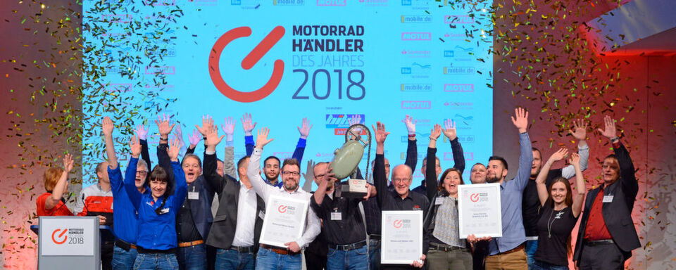 An Tagen wie diesen – Preisverleihung des »bike und business«-„Motorradhändler des Jahres“ 2018. An Tagen wie diesen – Preisverleihung des »bike und business«-„Motorradhändler des Jahres“ 2018.