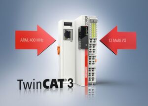 Der Embedded-PC CX7000 ist als leistungsfähige und kostengünstige Kleinsteuerung mit der Softwaregeneration TwinCAT 3 nutzbar und lässt sich über Busklemmen oder EtherCAT-Klemmen beliebig erweitern. Der Embedded-PC CX7000 ist als leistungsfähige und kostengünstige Kleinsteuerung mit der Softwaregeneration TwinCAT 3 nutzbar und lässt sich über Busklemmen oder EtherCAT-Klemmen beliebig erweitern.