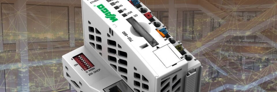Insgesamt 43 Wago Controller bilden per Ethernet-Verbindung das Netzwerk für eine offene Gebäudeautomation des Sparkassen-Hauses in Leer. Insgesamt 43 Wago Controller bilden per Ethernet-Verbindung das Netzwerk für eine offene Gebäudeautomation des Sparkassen-Hauses in Leer.
