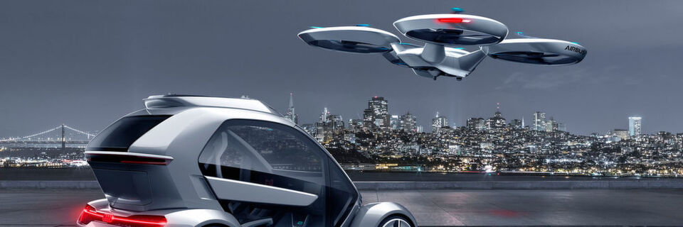 Auf der Fachmesse Drone Week konnten die Entwickler das Konzept ihres Flugautos Pop-Up Next erfolgreich demonstrieren. Auf der Fachmesse Drone Week konnten die Entwickler das Konzept ihres Flugautos Pop-Up Next erfolgreich demonstrieren.