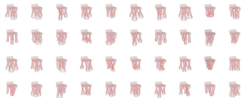 Generatives Design ermöglicht hunderte von Designoptionen – der Designer „kuratiert“ die Auswahl. Generatives Design ermöglicht hunderte von Designoptionen – der Designer „kuratiert“ die Auswahl.