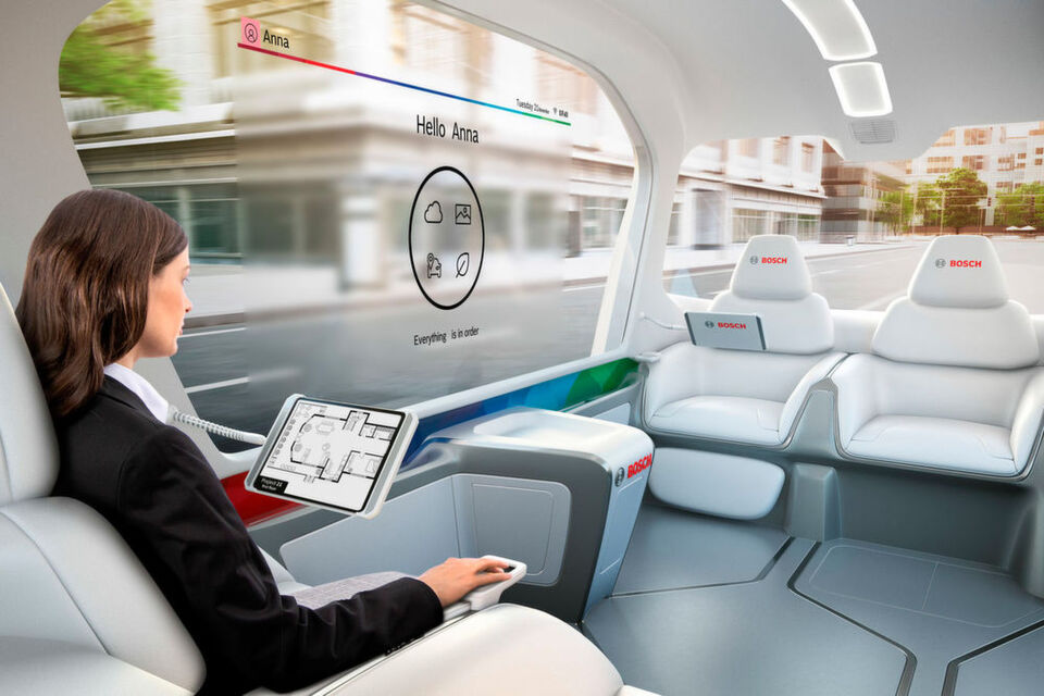 Bosch glaubt fest an eine Zukunft in der fahrerlose Shuttles das Straßenbild in den Metropolen der Welt prägen werden. Auf der CES 2019 feiert Bosch mit einem eigenen Shuttle-Konzeptfahrzeug Weltpremiere. Bosch glaubt fest an eine Zukunft in der fahrerlose Shuttles das Straßenbild in den Metropolen der Welt prägen werden. Auf der CES 2019 feiert Bosch mit einem eigenen Shuttle-Konzeptfahrzeug Weltpremiere.