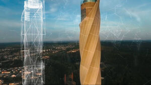 Thyssenkrupp Elevator und Willow haben im Rahmen einer engen Zusammenarbeit einen Digital Twin des MULTI-Aufzugs innerhalb des Thyssenkrupp-Testturm in Rottweil erschaffen. Thyssenkrupp Elevator und Willow haben im Rahmen einer engen Zusammenarbeit einen Digital Twin des MULTI-Aufzugs innerhalb des Thyssenkrupp-Testturm in Rottweil erschaffen.