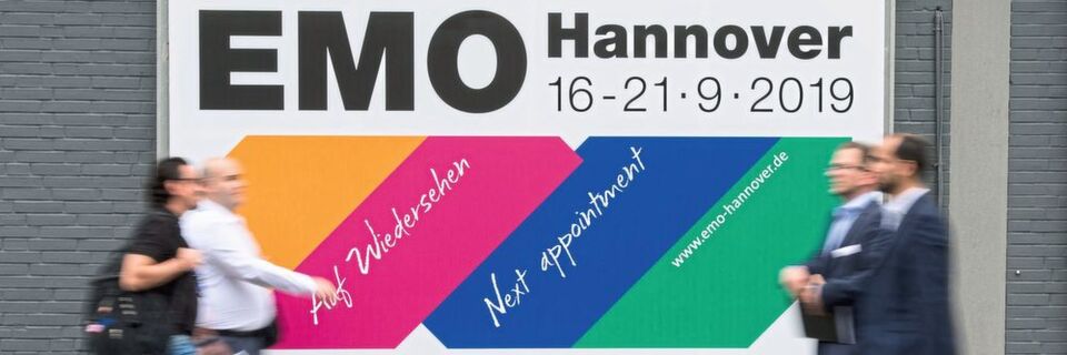 Die EMO findet 2019 vom 16. bis 21. September in Hannover statt. Die EMO findet 2019 vom 16. bis 21. September in Hannover statt.