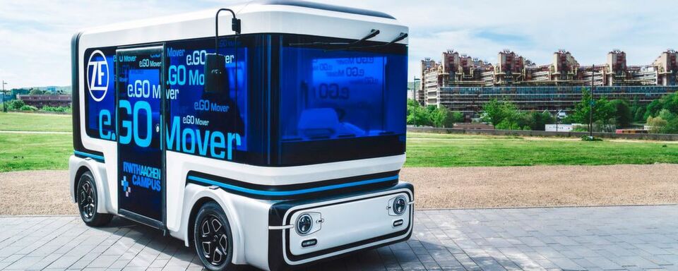 Der e.GO Mover soll mit dem Autonomous Transport System von Transdev ausgestattet werden. Der e.GO Mover soll mit dem Autonomous Transport System von Transdev ausgestattet werden.