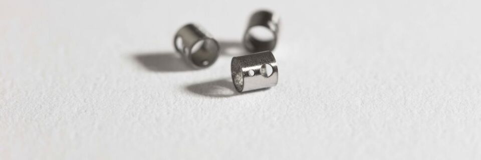 Für Markierbänder für Katheter ist die Herstellung mittels Laserbearbeitung ideal geeignet. Für Markierbänder für Katheter ist die Herstellung mittels Laserbearbeitung ideal geeignet.