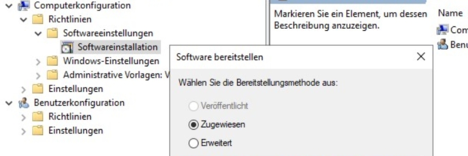 Anwendungen mit GPOs zuweisen Anwendungen mit GPOs zuweisen