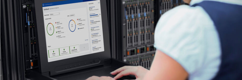 Unter dem Namen Dell EMC OpenManage existieren eine Vielzahl verschiedener Hardware- und Software-Prdoukte. Herzstück ist die iDRAC9, die standardmäßig als Steuereinheit in jedem Server vorhanden ist. Unter dem Namen Dell EMC OpenManage existieren eine Vielzahl verschiedener Hardware- und Software-Prdoukte. Herzstück ist die iDRAC9, die standardmäßig als Steuereinheit in jedem Server vorhanden ist.