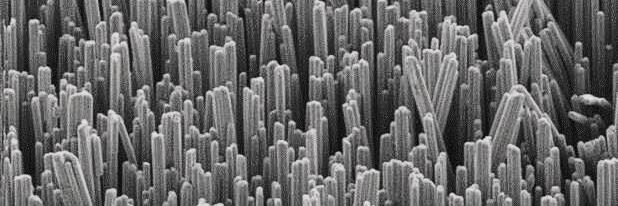 Mittels NanoWiring hergestellter Aluminum-Rasen auf einer Leiterplatte. Mittels NanoWiring hergestellter Aluminum-Rasen auf einer Leiterplatte.