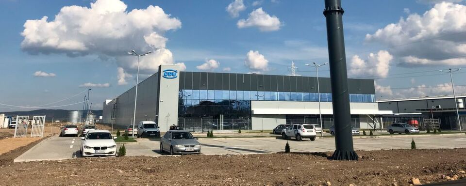 Das neue ODU-Werk in Sibiu, Rumänien. Das neue ODU-Werk in Sibiu, Rumänien.