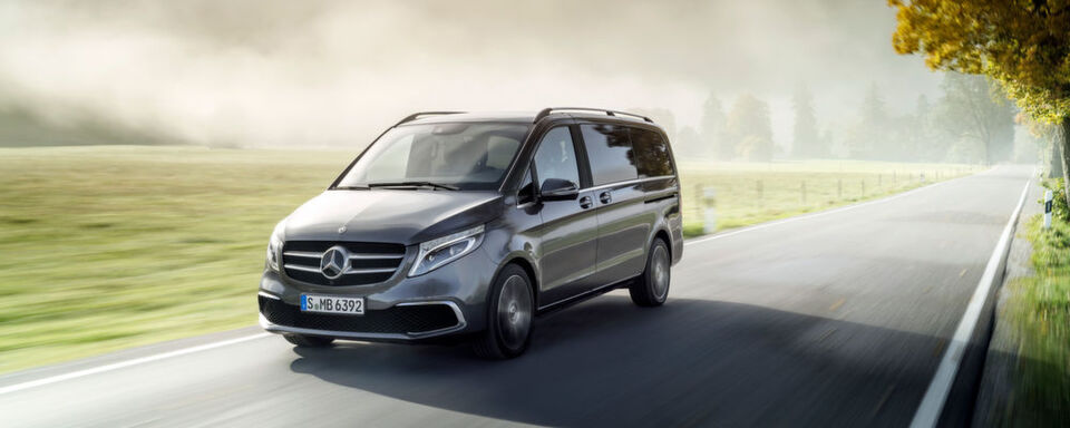 Mercedes hat der V-Klasse nur ein dezentes Facelift spendiert. Mercedes hat der V-Klasse nur ein dezentes Facelift spendiert.